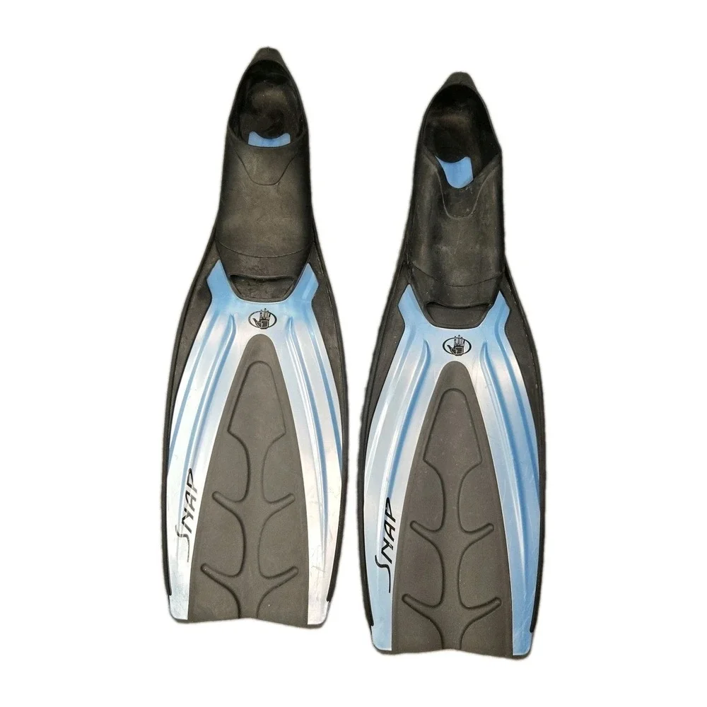 Body Glove Flow Blue & Black Snorkeling Diving Fins, Size ML 42-43  8-9 with bag
